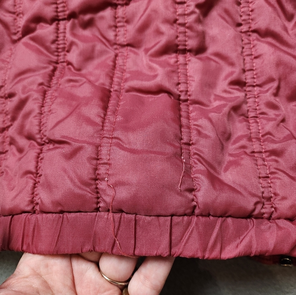 Vintage Pink Puffer Jacket - Picture 6 of 8